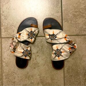 Tory Burch Scarf Sandal size 8